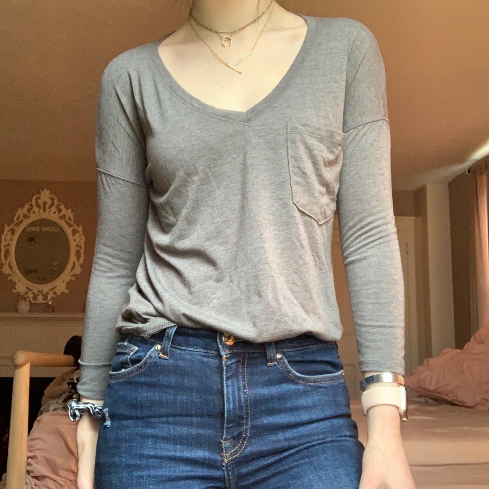 Super soft grey tee